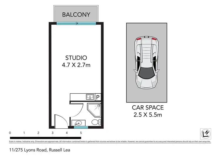 Floorplan of Homely apartment listing, 11/275 Lyons Road, Russell Lea NSW 2046