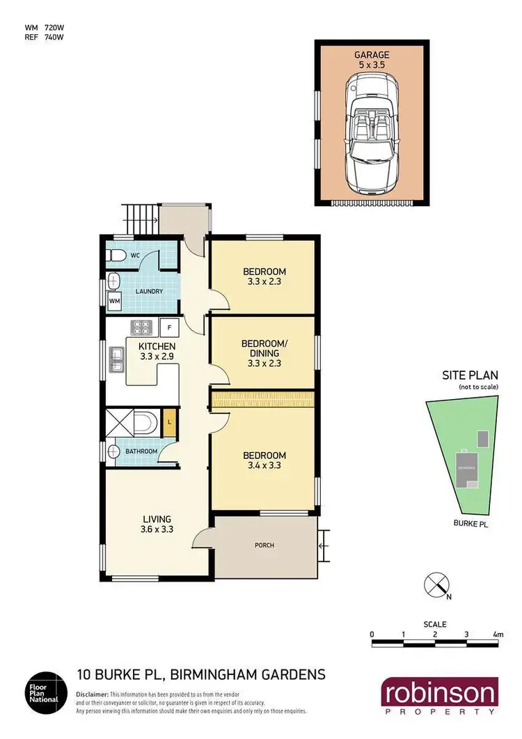Floorplan of Homely house listing, 10 Burke Place, Birmingham Gardens NSW 2287