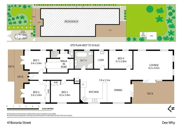 Floorplan of Homely house listing, 41 Boronia Street, Dee Why NSW 2099