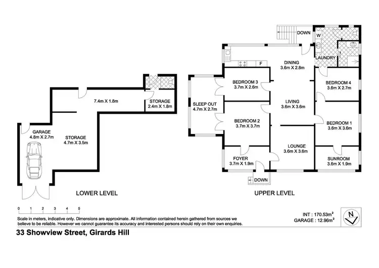 Floorplan of Homely house listing, 33 Showview Street, Girards Hill NSW 2480