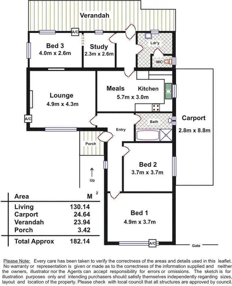 Floorplan of Homely house listing, 10 Bond Court, Woodville North SA 5012