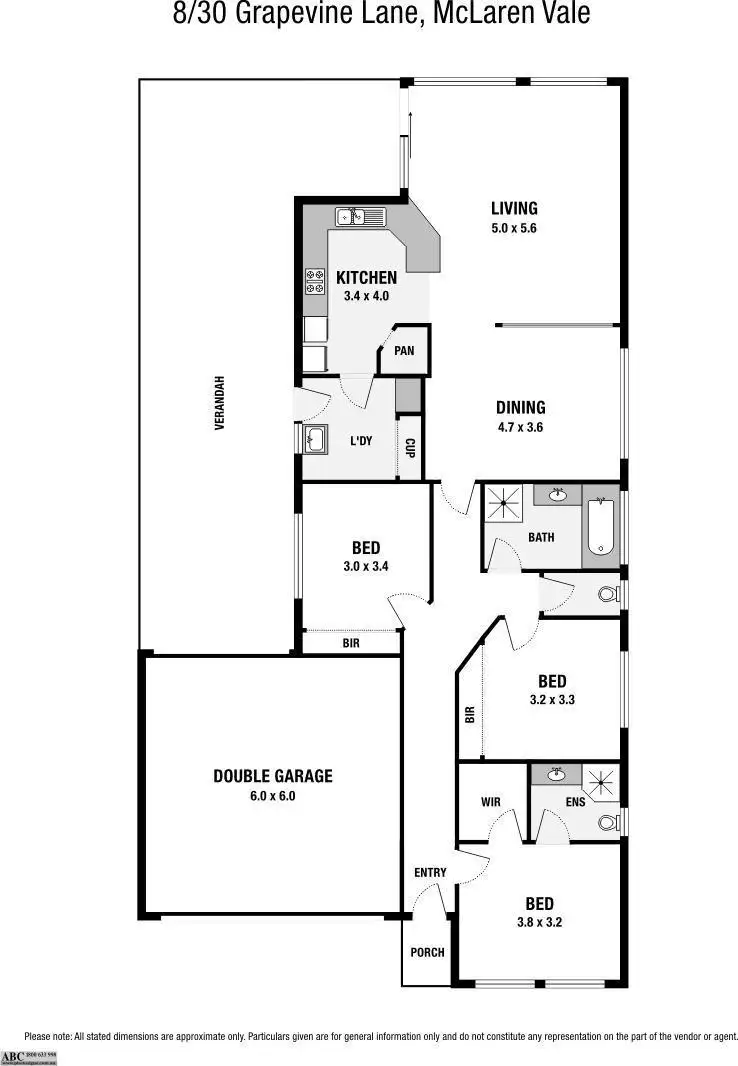 Floorplan of Homely house listing, 8/30 Grapevine Lane, Mclaren Vale SA 5171