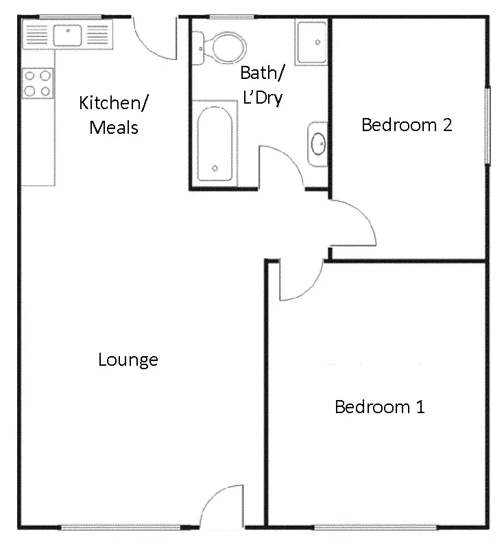 Floorplan of Homely unit listing, 8/5 Craig Street, Greenacres SA 5086