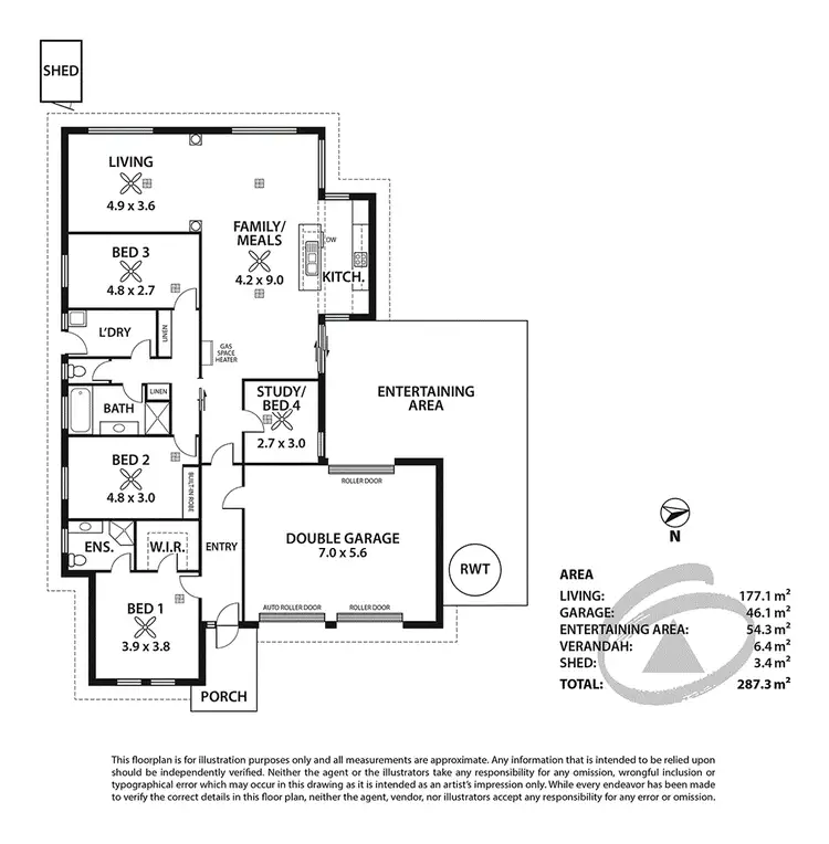 Floorplan of Homely house listing, 29 O'Donnell Drive, Littlehampton SA 5250