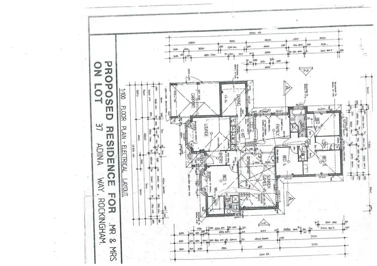 Floorplan of Homely house listing, 55 Adina Way, Rockingham WA 6168