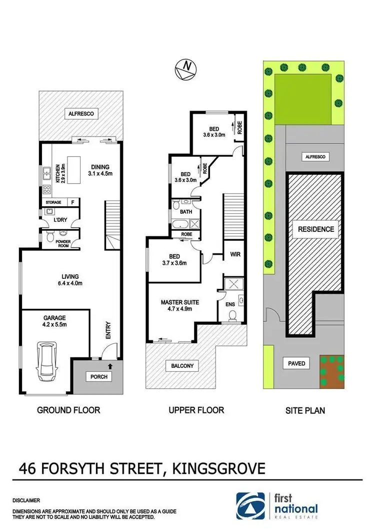 Floorplan of Homely house listing, 46a Forsyth Street, Kingsgrove NSW 2208