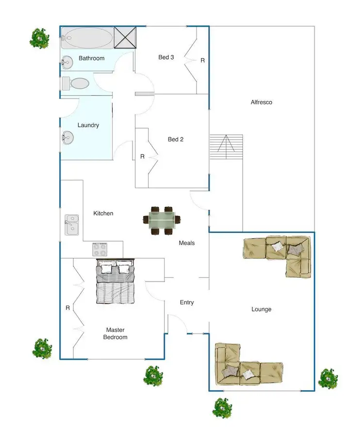 Floorplan of Homely house listing, 57 Jolimont Avenue, Mulgrave VIC 3170