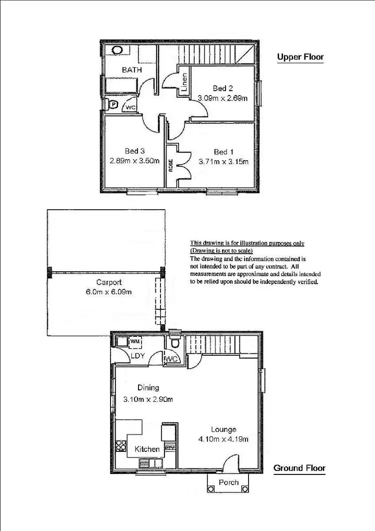 Floorplan of Homely house listing, 1/33 Russell Avenue, Seacombe Gardens SA 5047