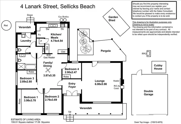 Floorplan of Homely house listing, 4 Lanark Street, Sellicks Beach SA 5174