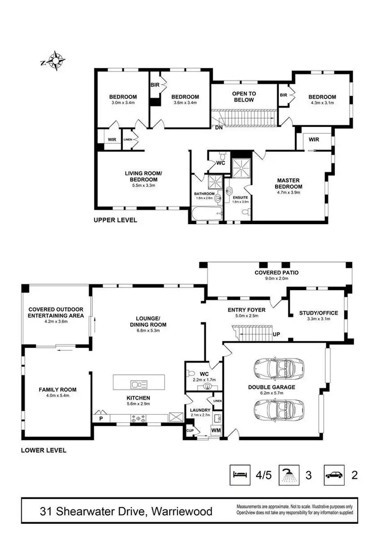 Floorplan of Homely house listing, 31 Shearwater Drive, Warriewood NSW 2102