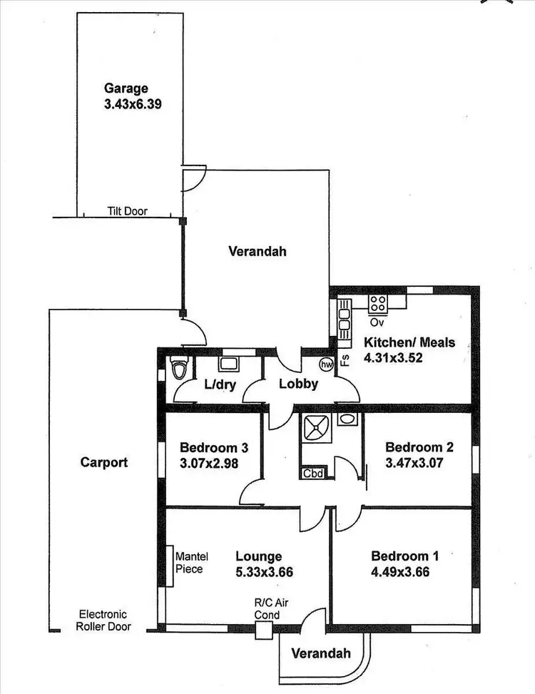 Floorplan of Homely house listing, 43 Addison Road, Pennington SA 5013