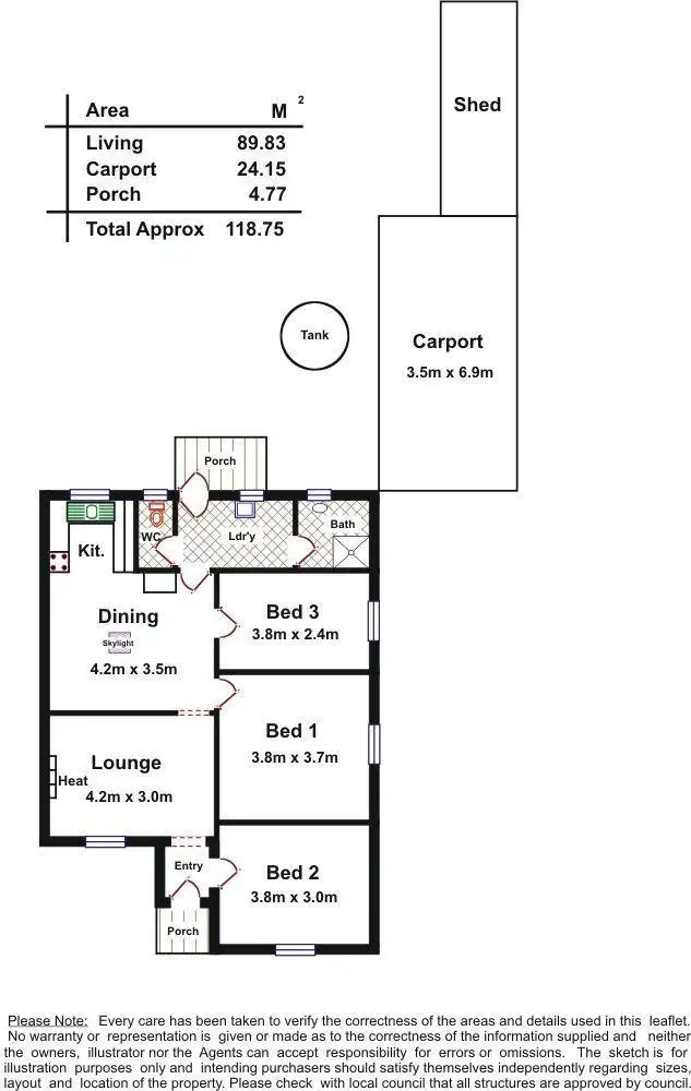 Floorplan of Homely house listing, 17 Parallel Avenue, Salisbury North SA 5108