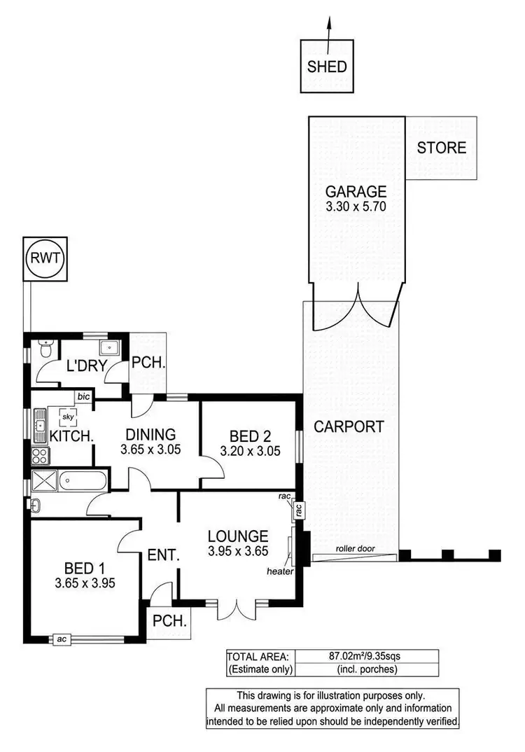 Floorplan of Homely house listing, 44 Cecelia Street, North Brighton SA 5048