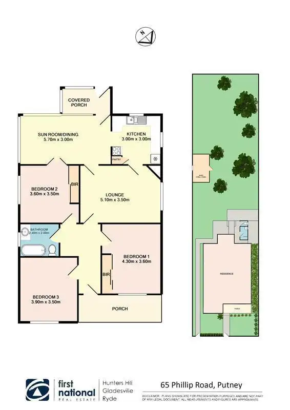 Floorplan of Homely house listing, 65 Phillip Road, Putney NSW 2112