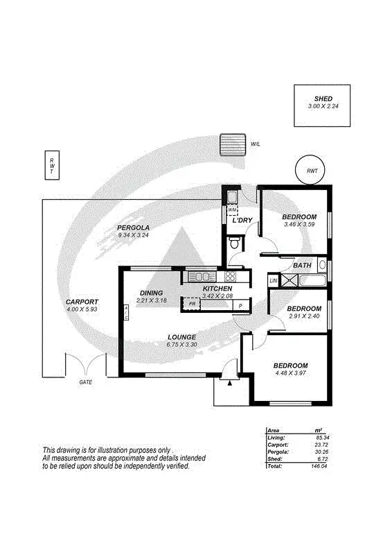 Floorplan of Homely house listing, 11 Maurice Road, Mount Barker SA 5251