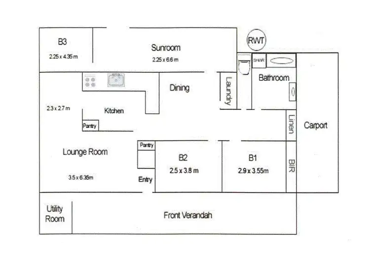 Floorplan of Homely house listing, 18 Barton Road, Tiddy Widdy Beach SA 5571