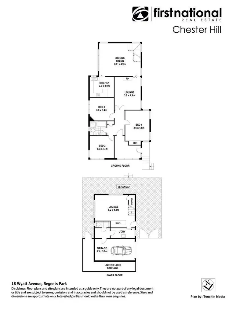 Floorplan of Homely house listing, 18 Wyatt Avenue, Regents Park NSW 2143