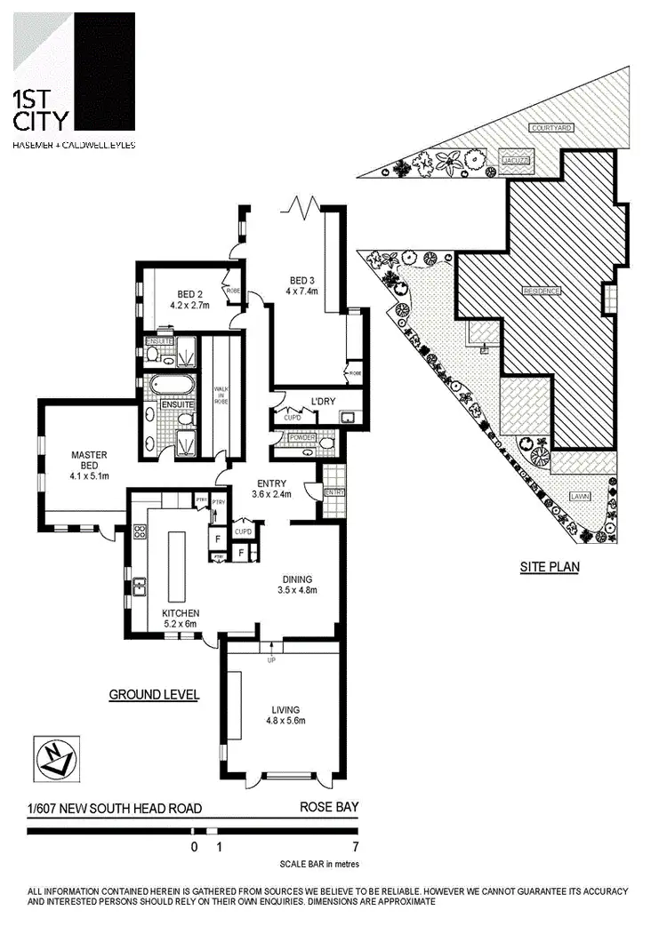 Floorplan of Homely apartment listing, 1/607 New South Head Road, Rose Bay NSW 2029