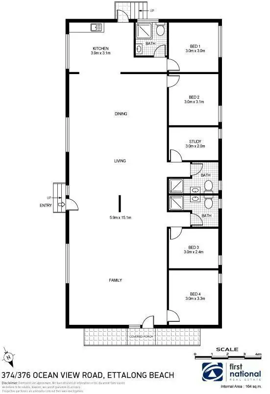 Floorplan of Homely house listing, 374-376 Ocean View Road, Ettalong Beach NSW 2257