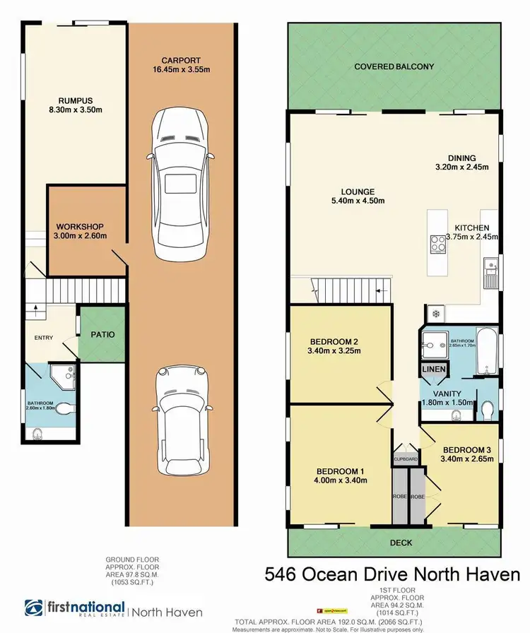 Floorplan of Homely house listing, 546 Ocean Drive, North Haven NSW 2443