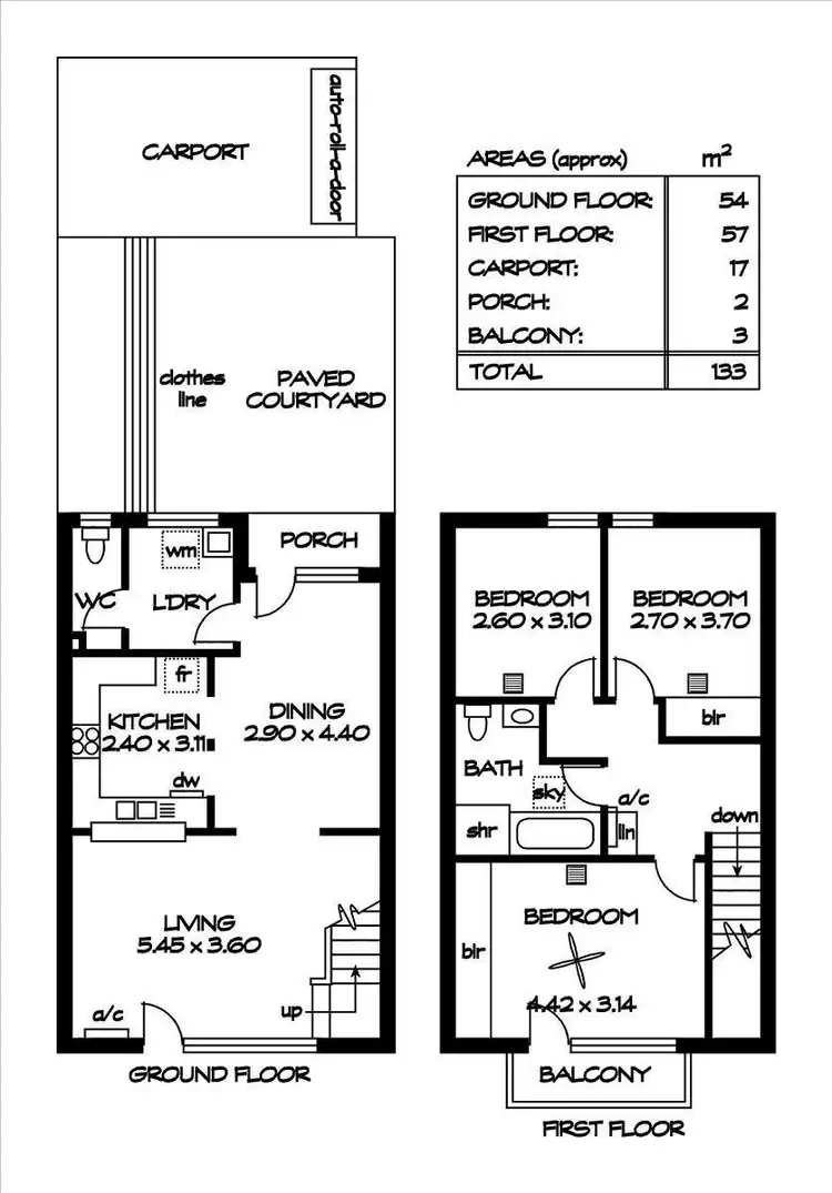 Floorplan of Homely townhouse listing, 19/18 Mellor Avenue, Lockleys SA 5032