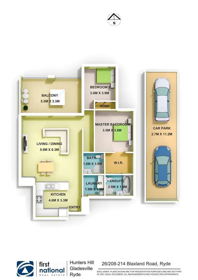 Floorplan of Homely apartment listing, 26/208 Blaxland Road, Ryde NSW 2112