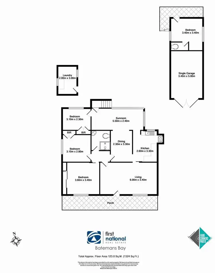 Floorplan of Homely house listing, 18 Lockyersleigh Avenue, Batehaven NSW 2536