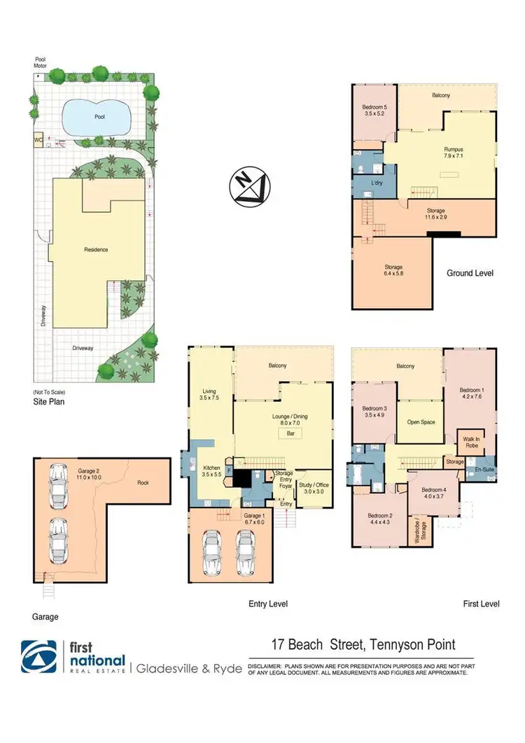 Floorplan of Homely house listing, 17 Beach Street, Tennyson Point NSW 2111