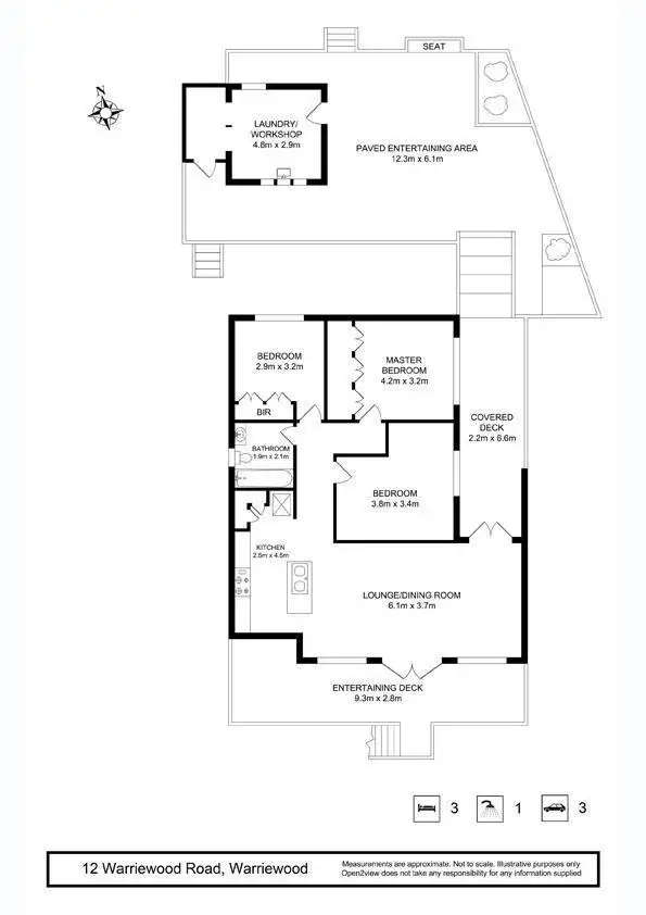 Floorplan of Homely house listing, 12 Warriewood Road, Warriewood NSW 2102
