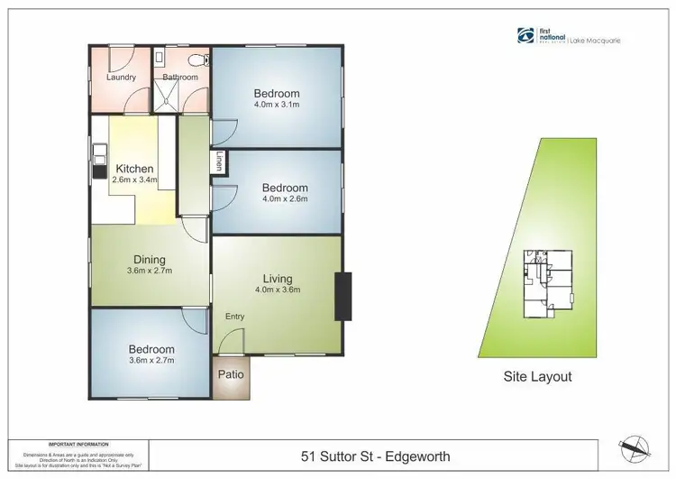 Floorplan of Homely house listing, 51 Suttor Street, Edgeworth NSW 2285