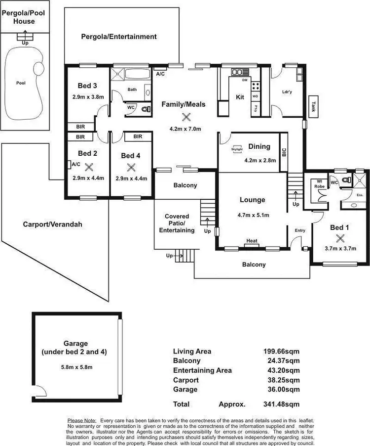 Floorplan of Homely house listing, 33 Traminer Way, Auldana SA 5072