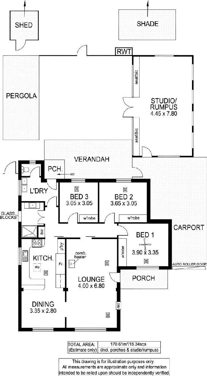 Floorplan of Homely house listing, 20 Dunrobin Road, Hove SA 5048