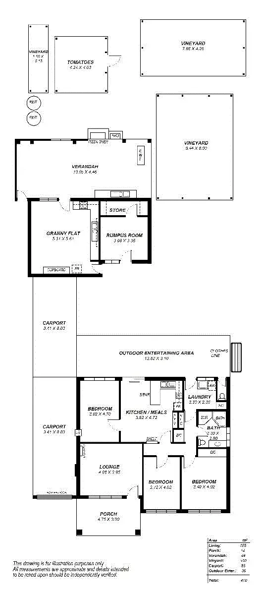 Floorplan of Homely house listing, 83 Bower Street, Woodville SA 5011