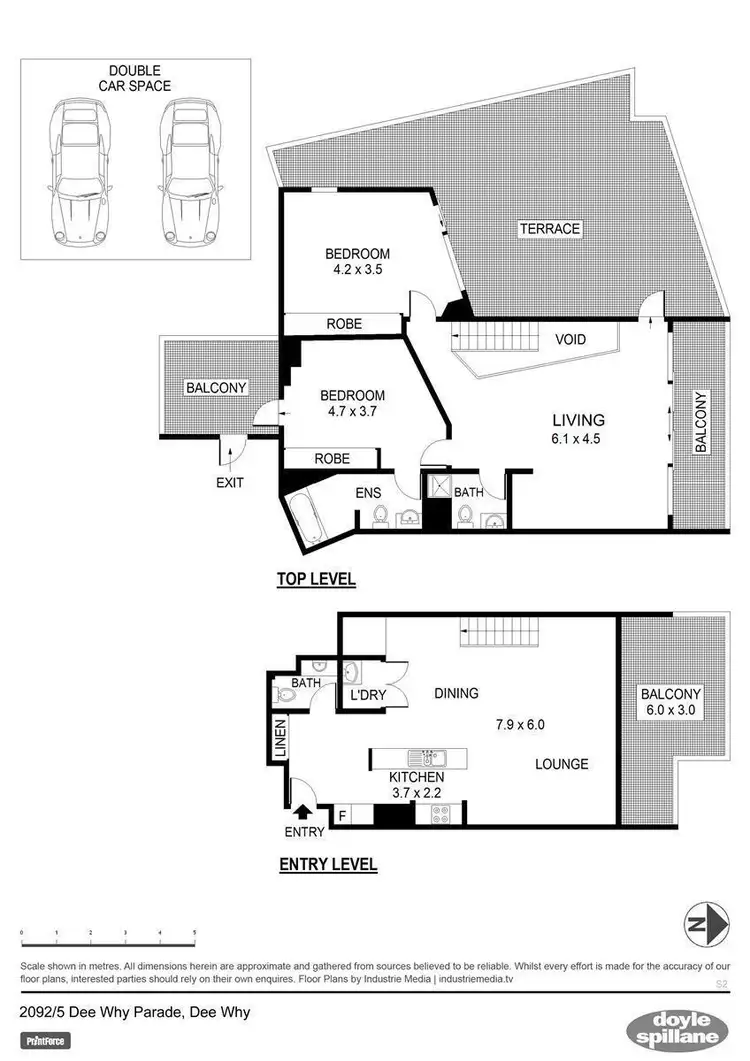 Floorplan of Homely unit listing, 2092/5 Dee Why Parade, Dee Why NSW 2099