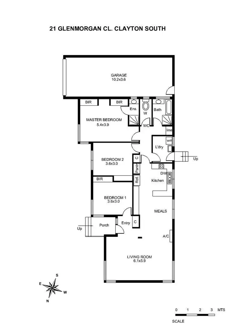 Floorplan of Homely house listing, 21 Glenmorgan Close, Clayton South VIC 3169