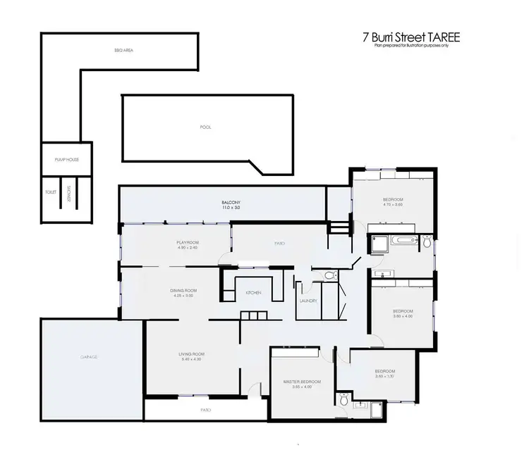 Floorplan of Homely house listing, 7 Burri Street, Taree NSW 2430
