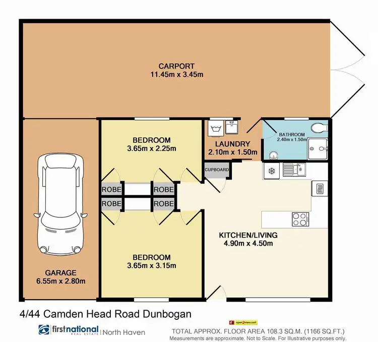 Floorplan of Homely apartment listing, 4/44 Camden Head Road, Dunbogan NSW 2443