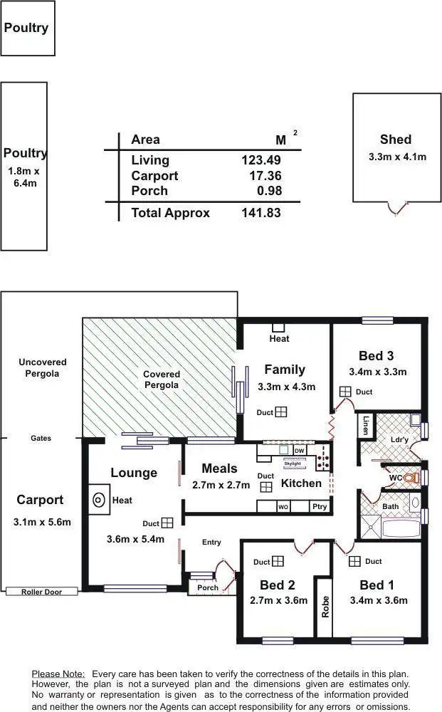 Floorplan of Homely house listing, 31 Kurrajong Street, Surrey Downs SA 5126