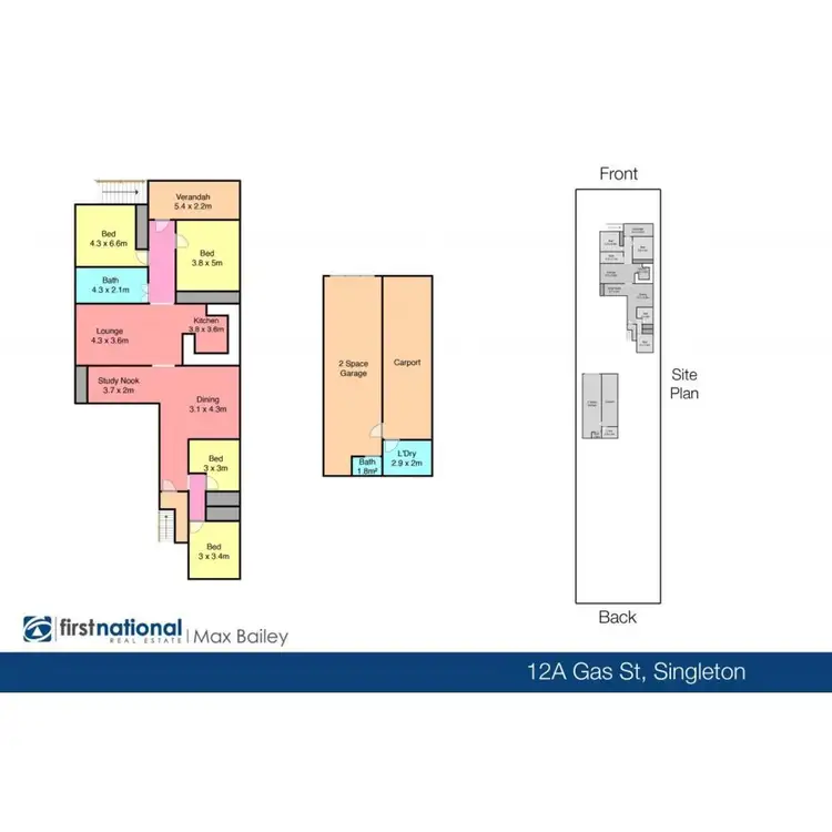 Floorplan of Homely house listing, 12A Gas Street, Singleton NSW 2330