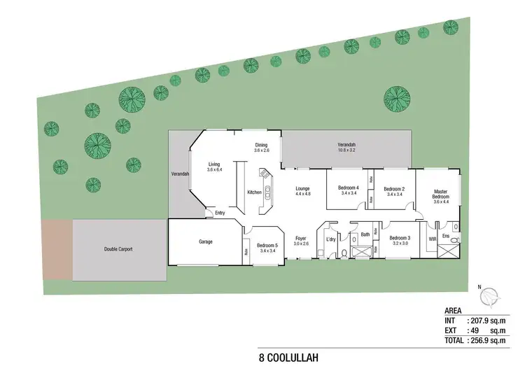 Floorplan of Homely house listing, 8 Coolullah Court, Annandale QLD 4814