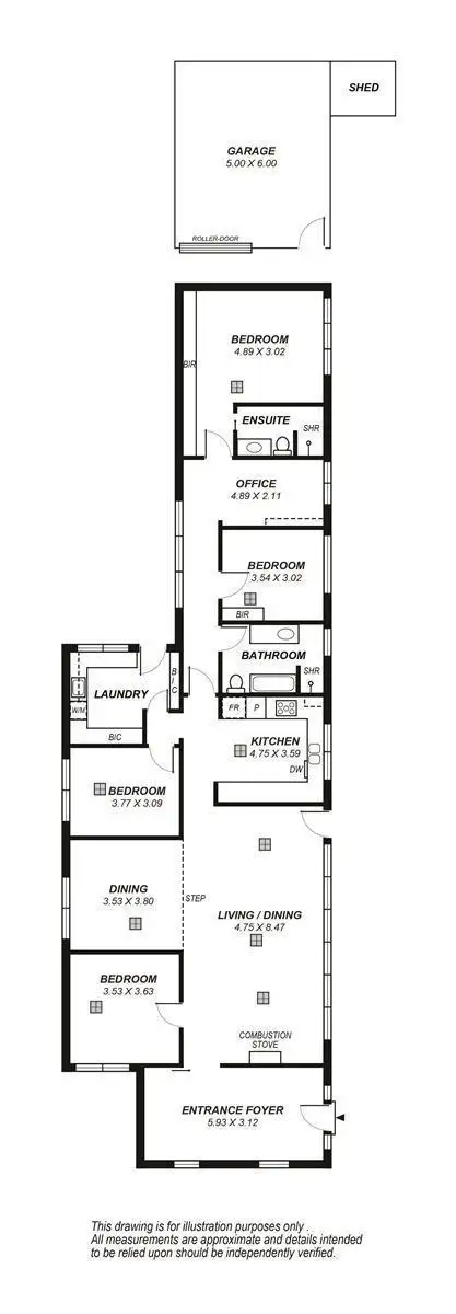 Floorplan of Homely house listing, 18 Cricklewood Road, Heathfield SA 5153