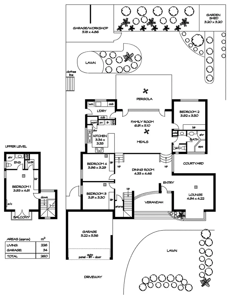 Floorplan of Homely house listing, 100 River Drive, Athelstone SA 5076