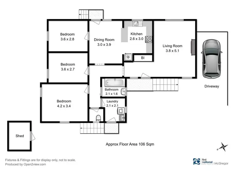 Floorplan of Homely house listing, 5 Bowden Drive, Bridgewater TAS 7030