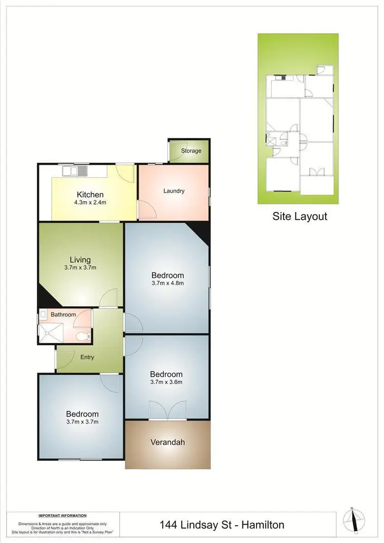 Floorplan of Homely house listing, 144 Lindsay Street, Hamilton NSW 2303