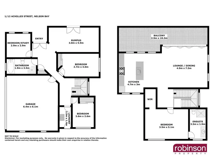 Floorplan of Homely house listing, 12B Achilles Street, Nelson Bay NSW 2315