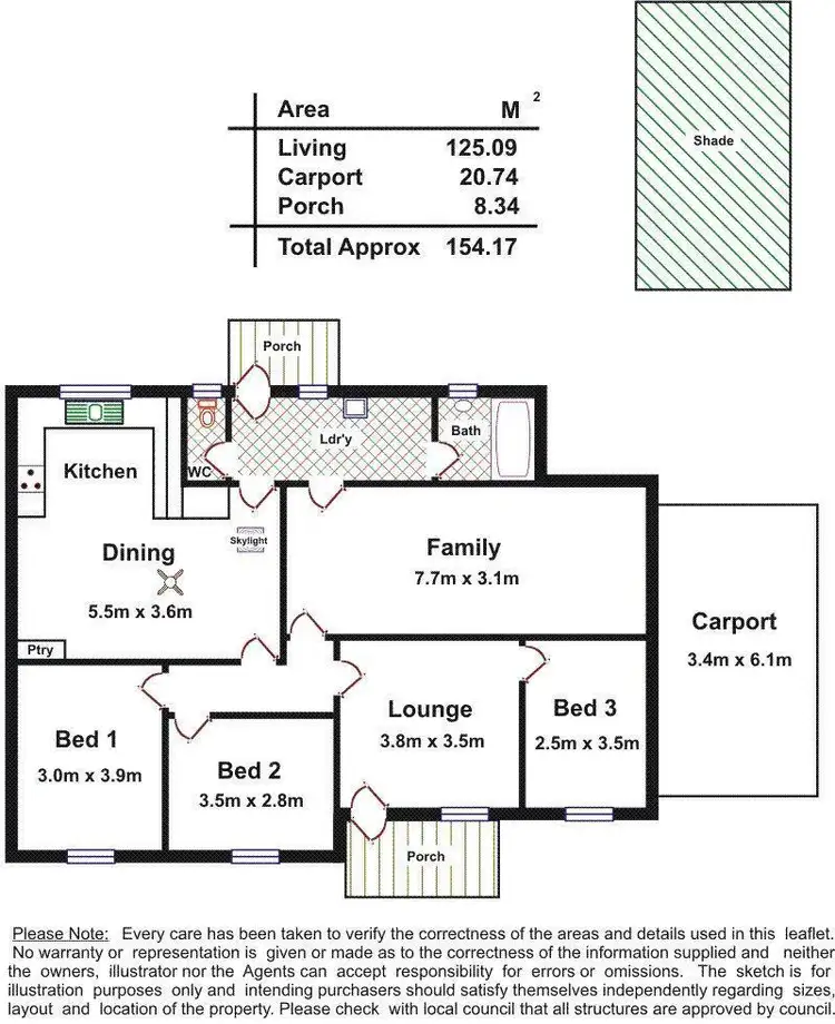 Floorplan of Homely house listing, 24 Kanimbla Street, Taperoo SA 5017