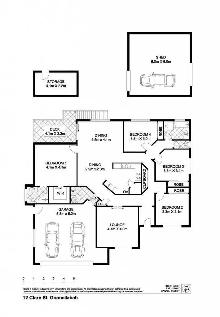 Floorplan of Homely house listing, 12 Clare Street, Goonellabah NSW 2480