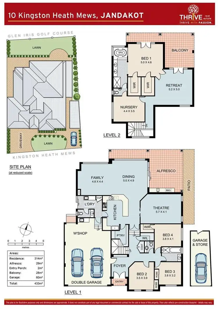 Floorplan of Homely house listing, 10 Kingston Heath Mews, Jandakot WA 6164
