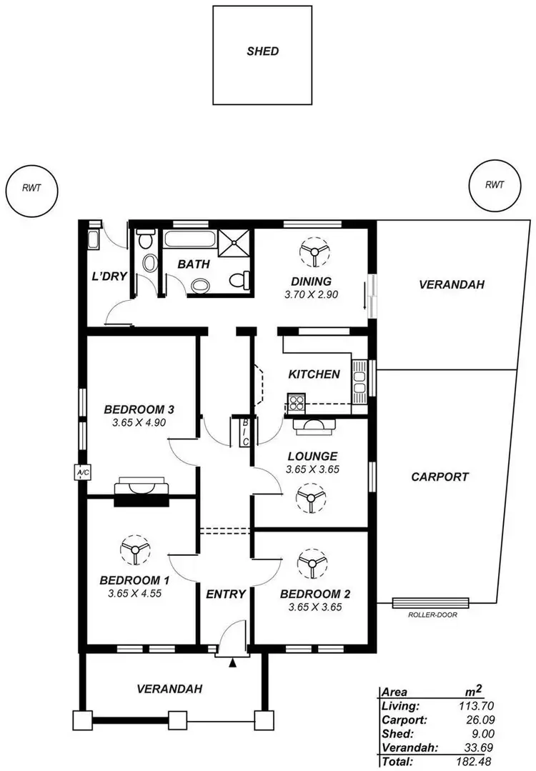 Floorplan of Homely house listing, 6 Northgate Street, Pennington SA 5013
