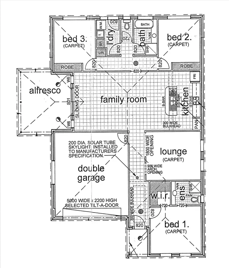 Floorplan of Homely house listing, 6 Chad Court, Red Cliffs VIC 3496